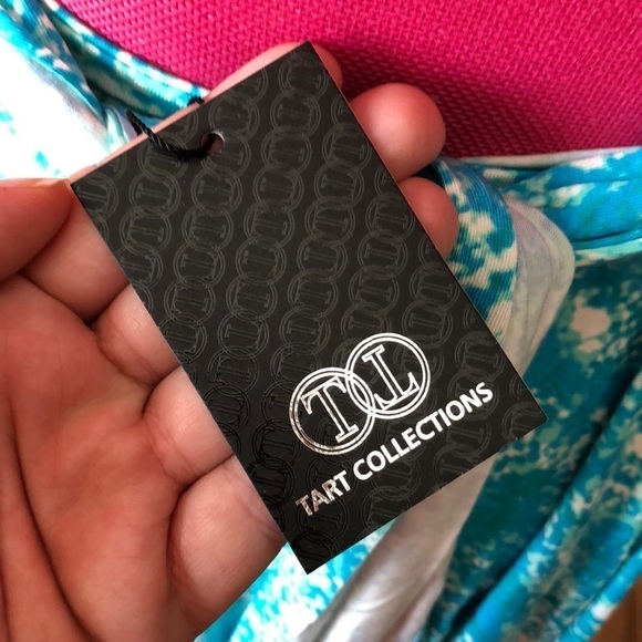 Tart Collections Pleated Halter Empire Dress M - Picture 7 of 8